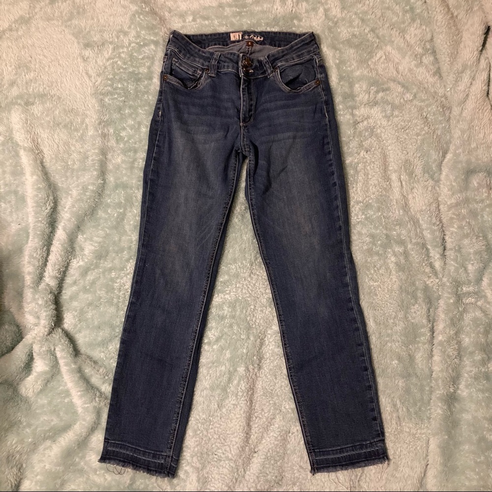 Kut from the cloth Blue Capri jeans Size 4